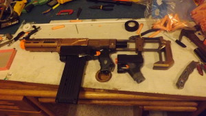 A modified nerf gun for our new hobby